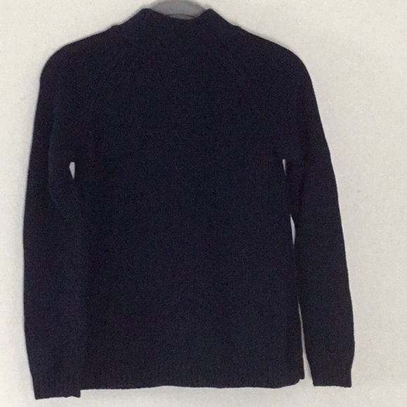 OshKosh Bgosh Navy Blue Long Sleeve Cardigan Chunky Knit Sweater, Pockets Fall - Picture 4 of 5